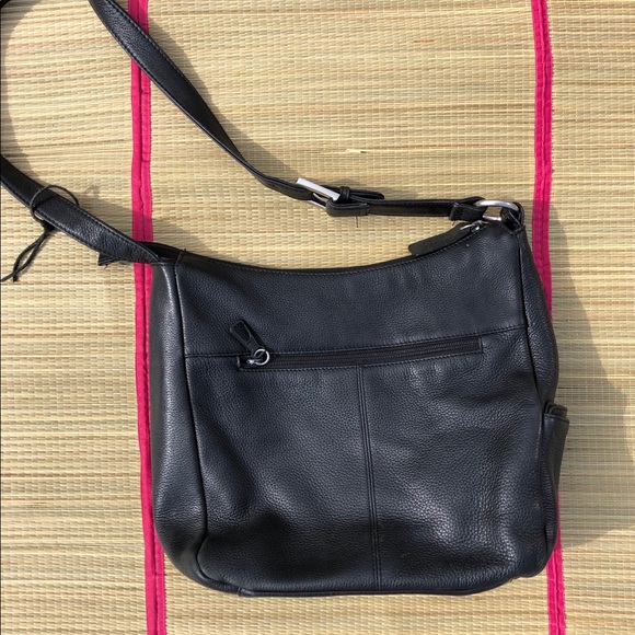 Rolfs Black Leather Shoulder Bag- ITEM MISSING. WILL UPDATE WHEN LOCATED - Picture 2 of 6